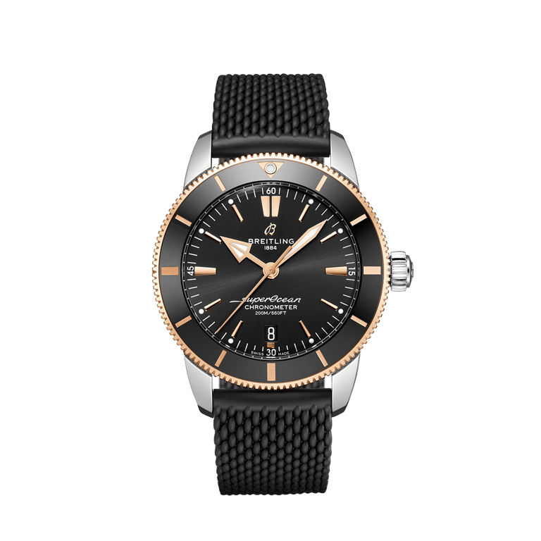 Breitling, Superocean Heritage II B20 Automatik 44 Armbanduhr aus Stahl / Gold 750 R, Referenz UB2030121B1S1, Produktaufnahme