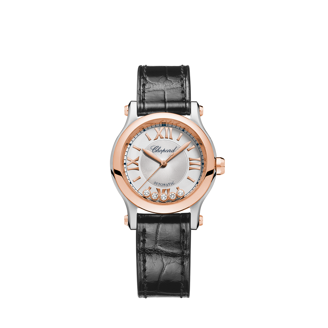 Chopard happy sport leather strap best sale