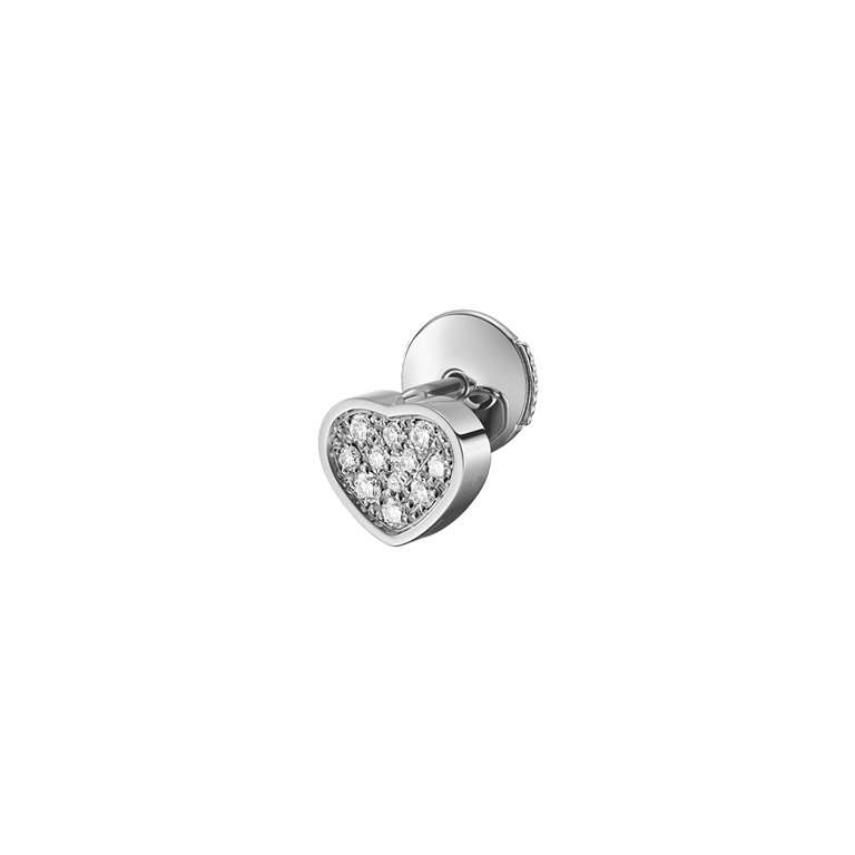 Chopard, My Happy Hearts Ohrschmuck aus 18 Kt Weißgold, Referenz CH83A086-1902, Produktaufnahme