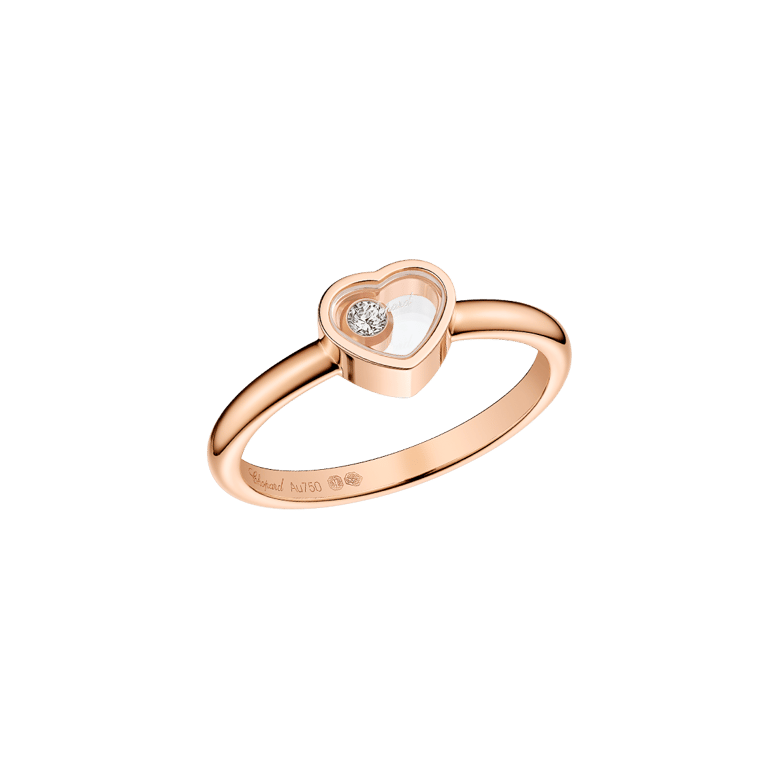 Chopard, My Happy Hearts Ring aus 18 Kt Roségold, Referenz CH82A086-5009, Produktaufnahme
