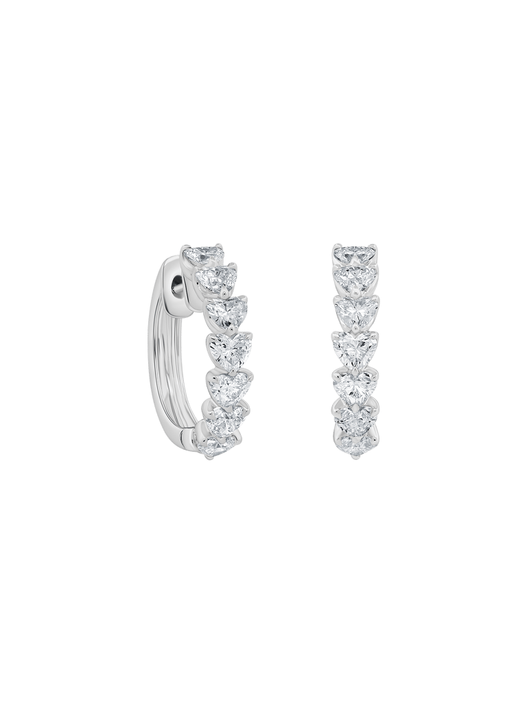 Heart Special Ohrschmuck aus 18 Kt Weißgold mit Diamanten