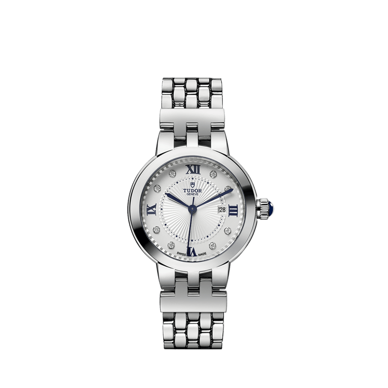 Tudor, Clair de Rose Armbanduhr aus Stahl, Referenz M35500-0004, Produktaufnahme