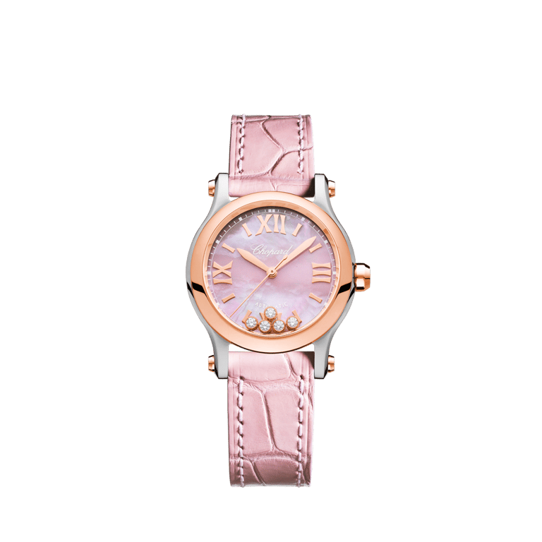 Chopard, Happy Sport Armbanduhr aus Stahl / Gold 750 R, Referenz 278573-6011, Produktaufnahme