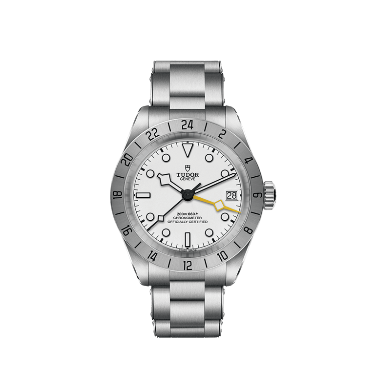 Tudor, Black Bay Pro Armbanduhr aus Stahl, Referenz M79470-0004, Produktaufnahme