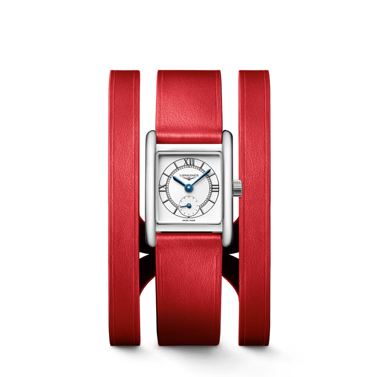 Longines, Mini DolceVita Armbanduhr aus Stahl, Referenz L5.200.4.75.0, Produktaufnahme