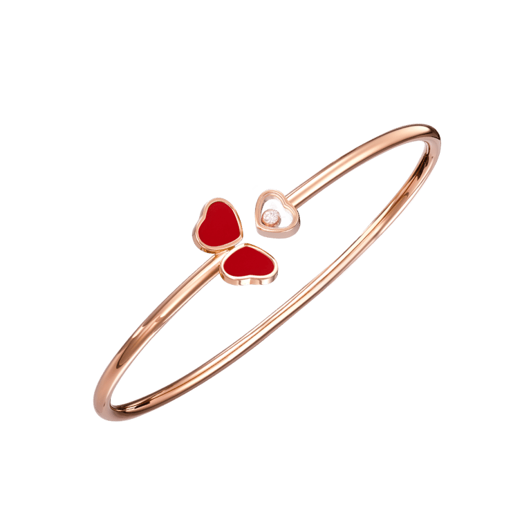 Chopard, Happy Diamonds Armschmuck aus 18 Kt Roségold, Referenz CH85A083-5802, Produktaufnahme