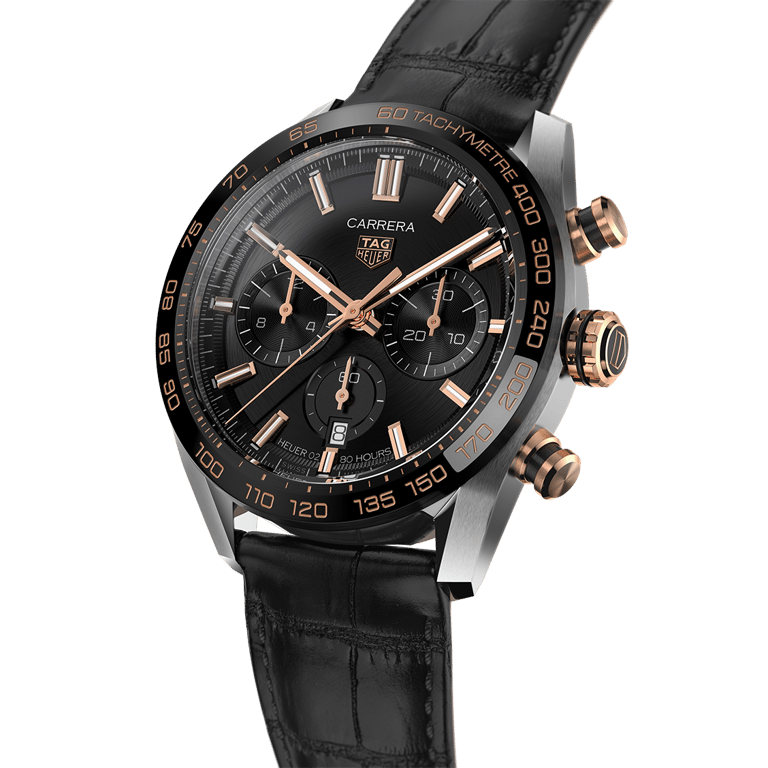 TAG Heuer, TAG Heuer Carrera Armbanduhr aus Stahl, Referenz CBN2A5A.FC6481, Produktaufnahme
