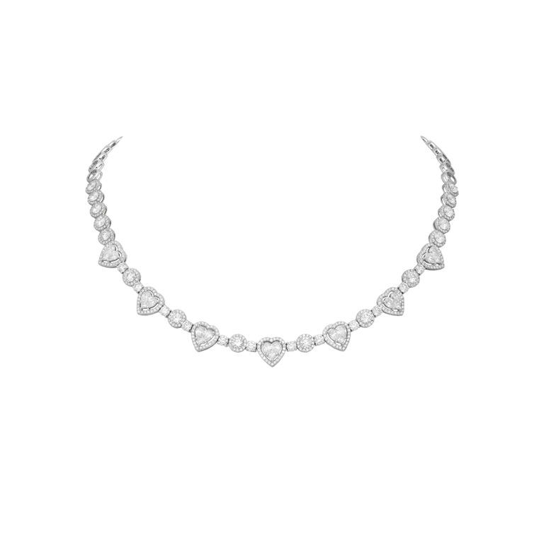 Heart Special Collier aus 18 Kt Weißgold mit Diamanten