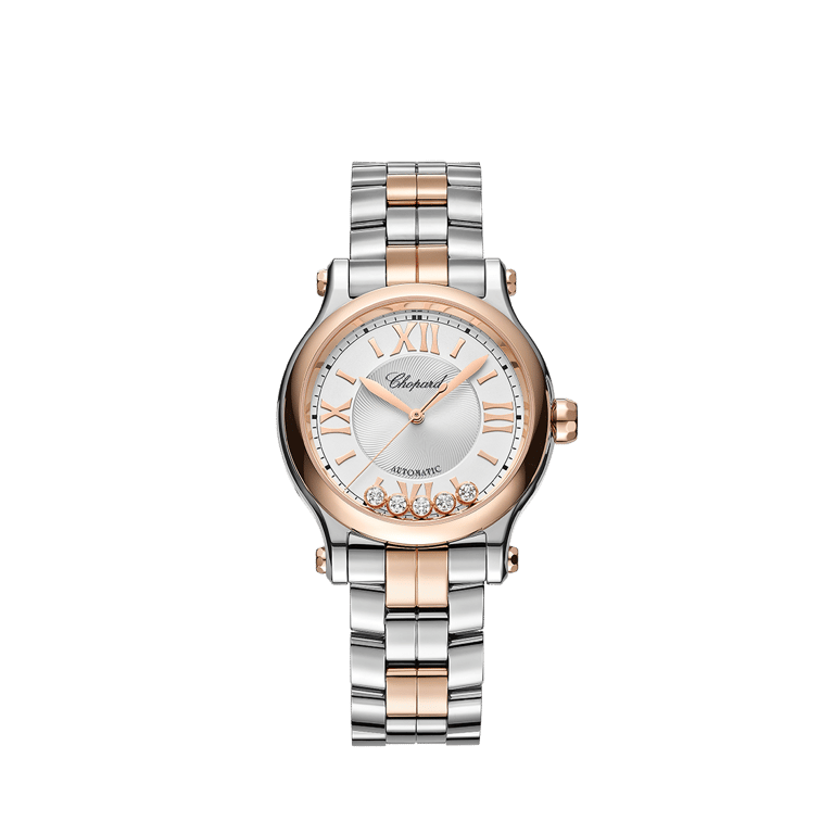 Chopard, Happy Sport Armbanduhr aus Stahl / Gold 750 R, Referenz 278608-6002, Produktaufnahme