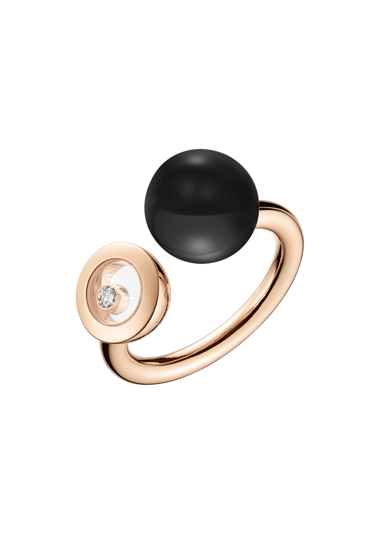 Chopard, Happy Diamonds Ring aus 18 Kt Roségold, Referenz CH82A619-5212, Produktaufnahme