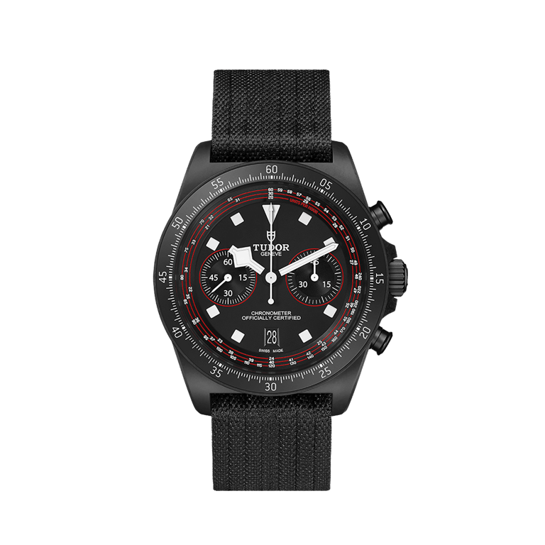 Tudor, PELAGOS FXD CHRONO Armbanduhr aus Carbon, Referenz M25827KN-0001, Produktaufnahme