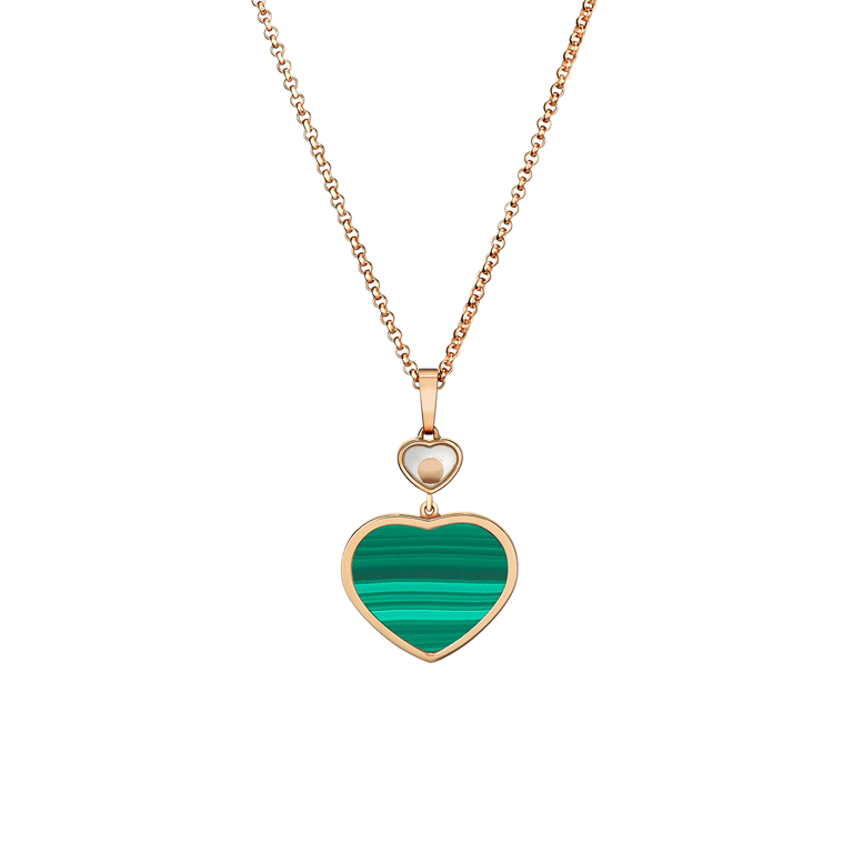 Chopard, Happy Diamonds Anhänger mit Kette aus 18 Kt Roségold, Referenz CH797482-5151, Produktaufnahme