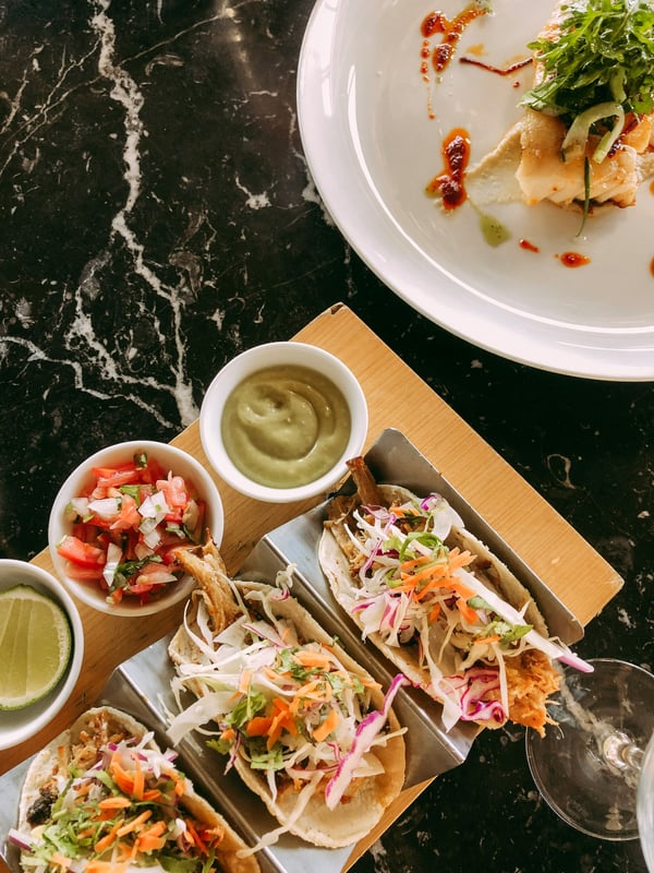 Tacos and salsa