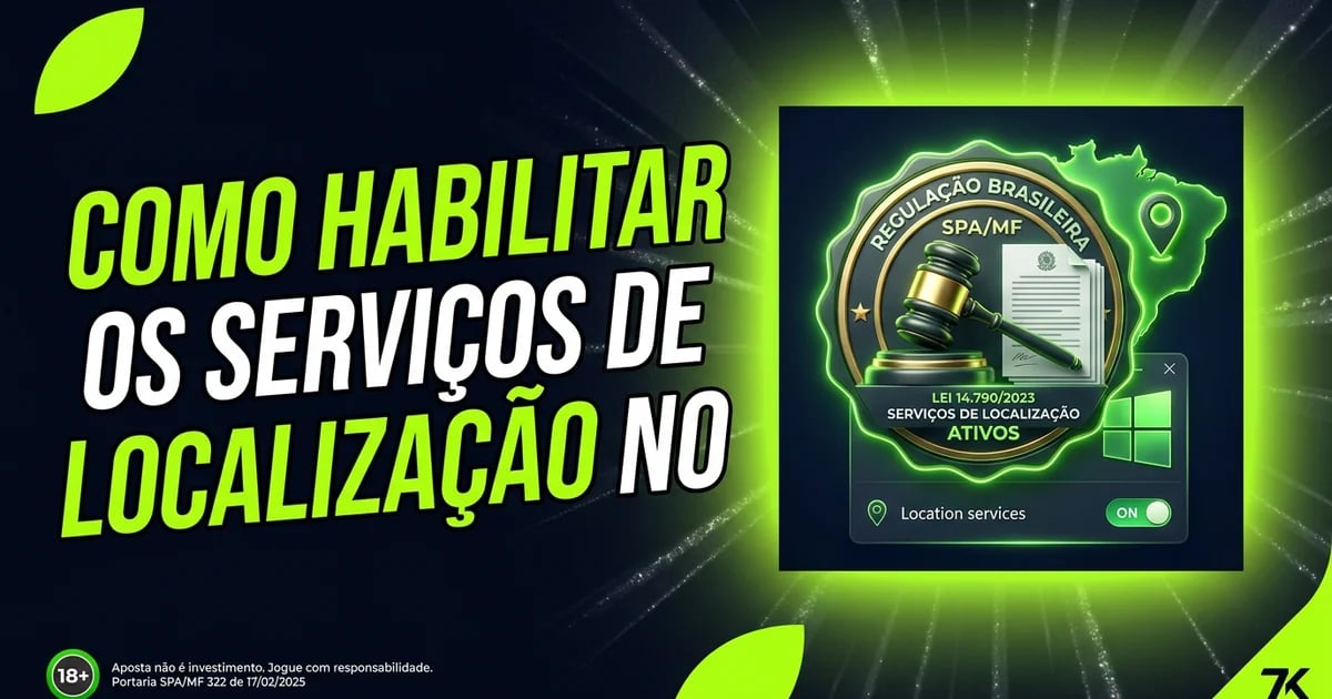 Como habilitar os serviços de localização no Windows?