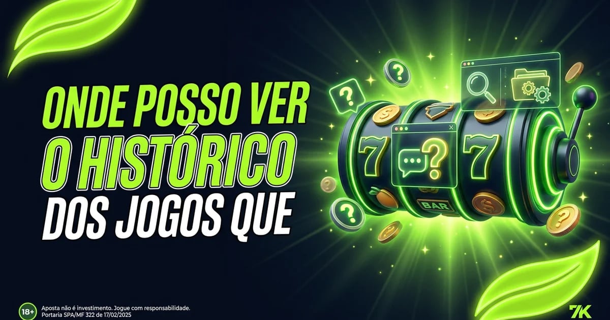 Onde posso ver o histórico dos jogos que joguei?