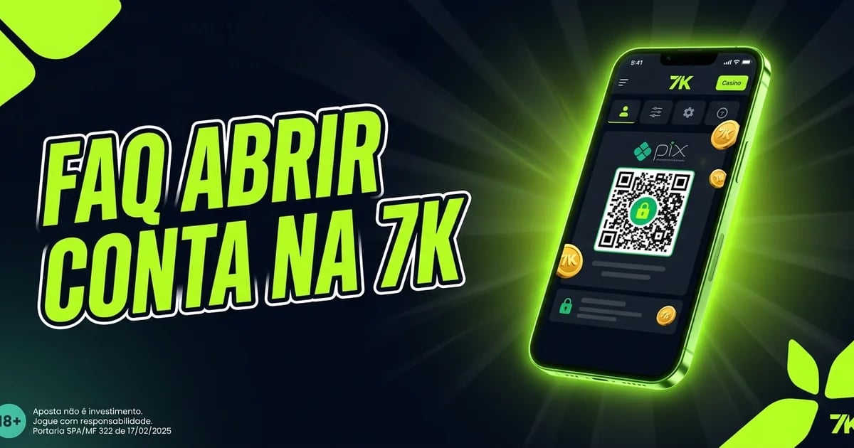 Como abrir conta na 7K | 7K Bet