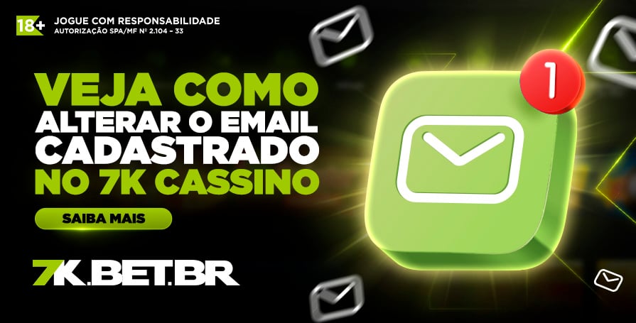 Veja como alterar e-mail cadastrado no 7k casino