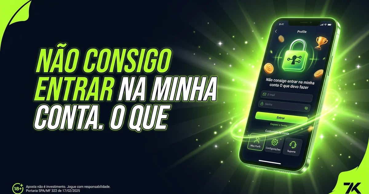 Não consigo entrar na minha conta. O que devo fazer?
