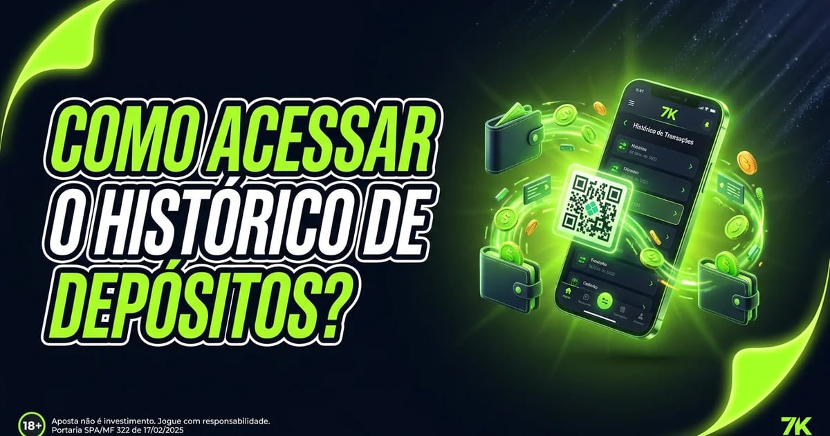 Como acessar o histórico de depósitos?