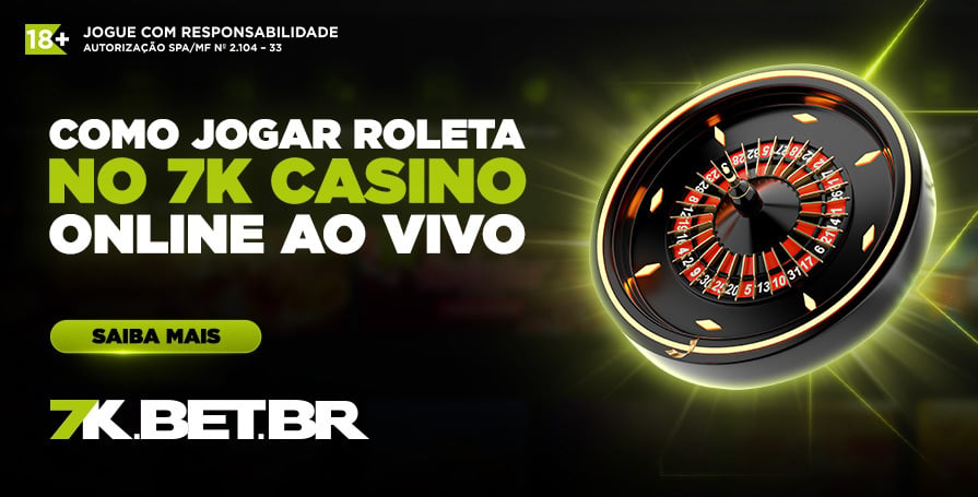 Como jogar roleta no 7k casino online ao vivo