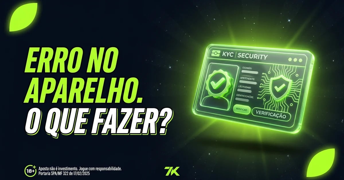 Erro no aparelho. O que fazer?