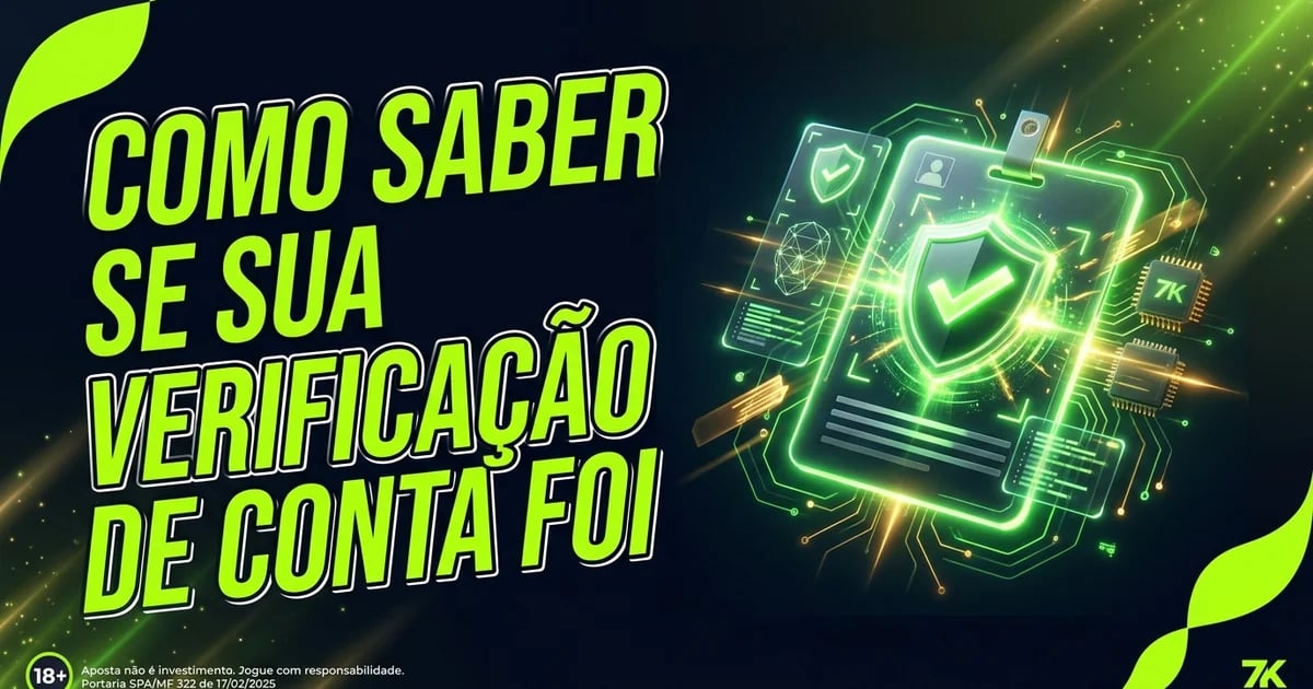 Como saber se sua verificação de conta foi concluída?
