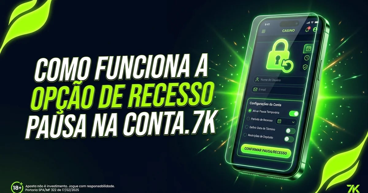 Como funciona a opção de Recesso / Pausa na conta?