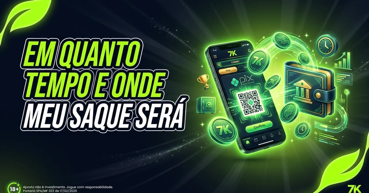 Em quanto tempo e onde meu saque será creditado?
