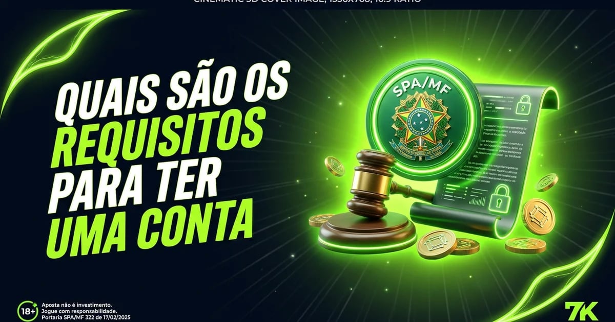 Quais são os requisitos para ter uma conta ativa?