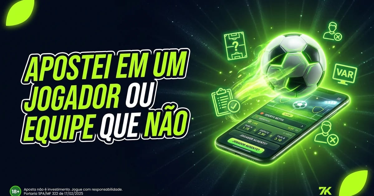 Apostei em um jogador ou equipe que não jogou. O que acontece?