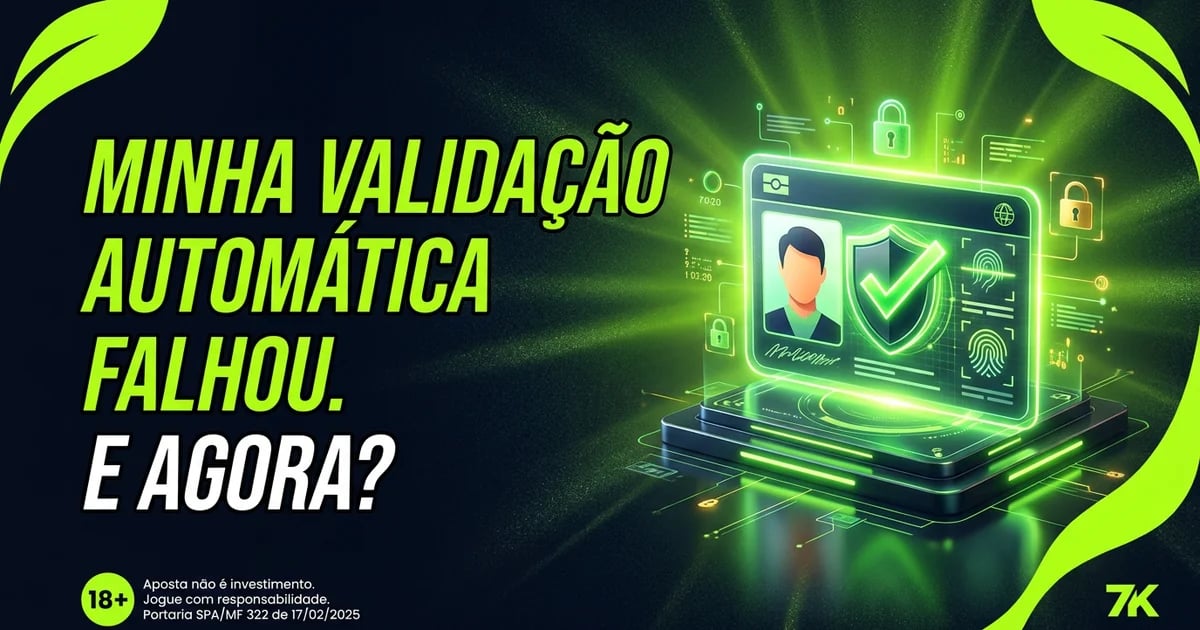 Minha validação automática falhou. E agora?