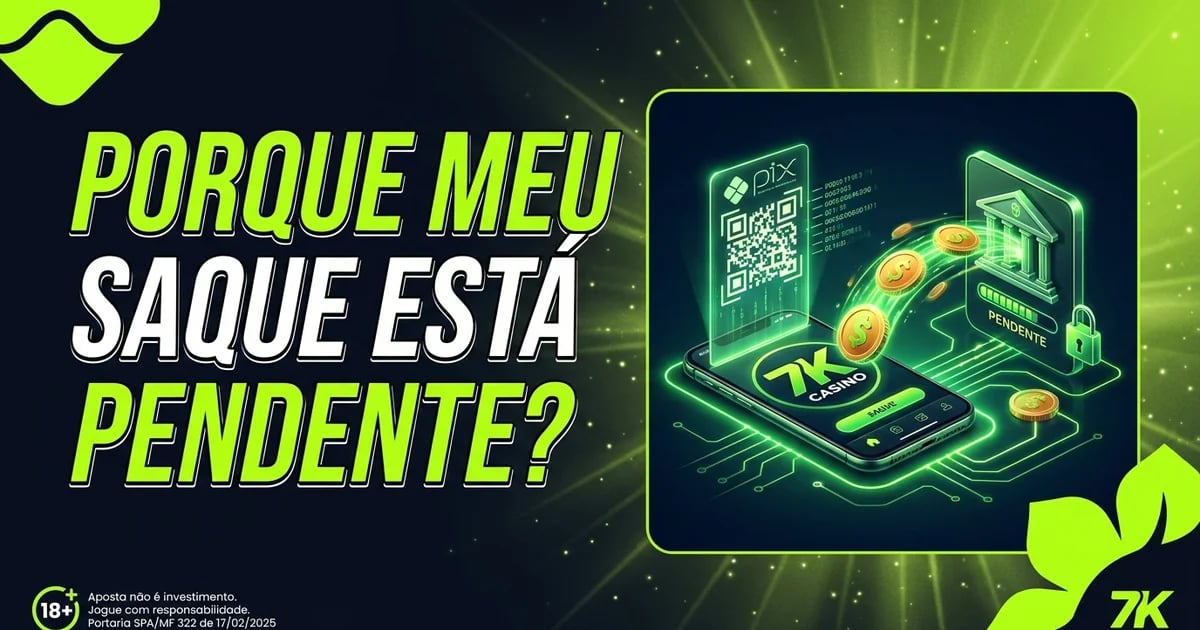 Porque meu saque está pendente?