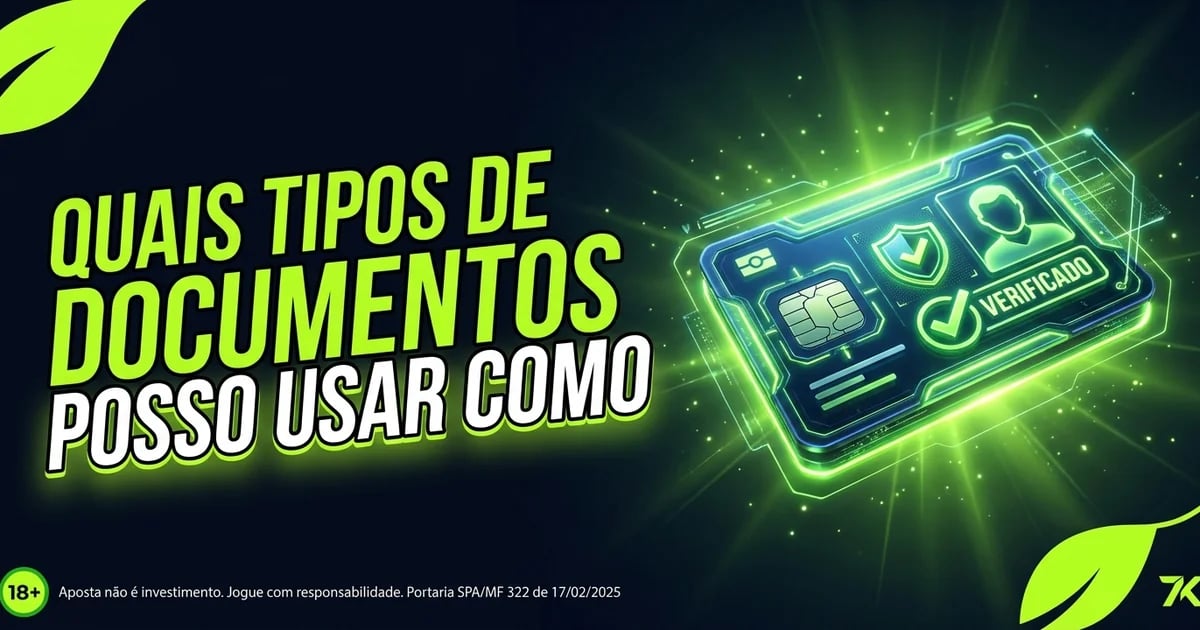Quais tipos de documentos posso usar como documento de identidade?