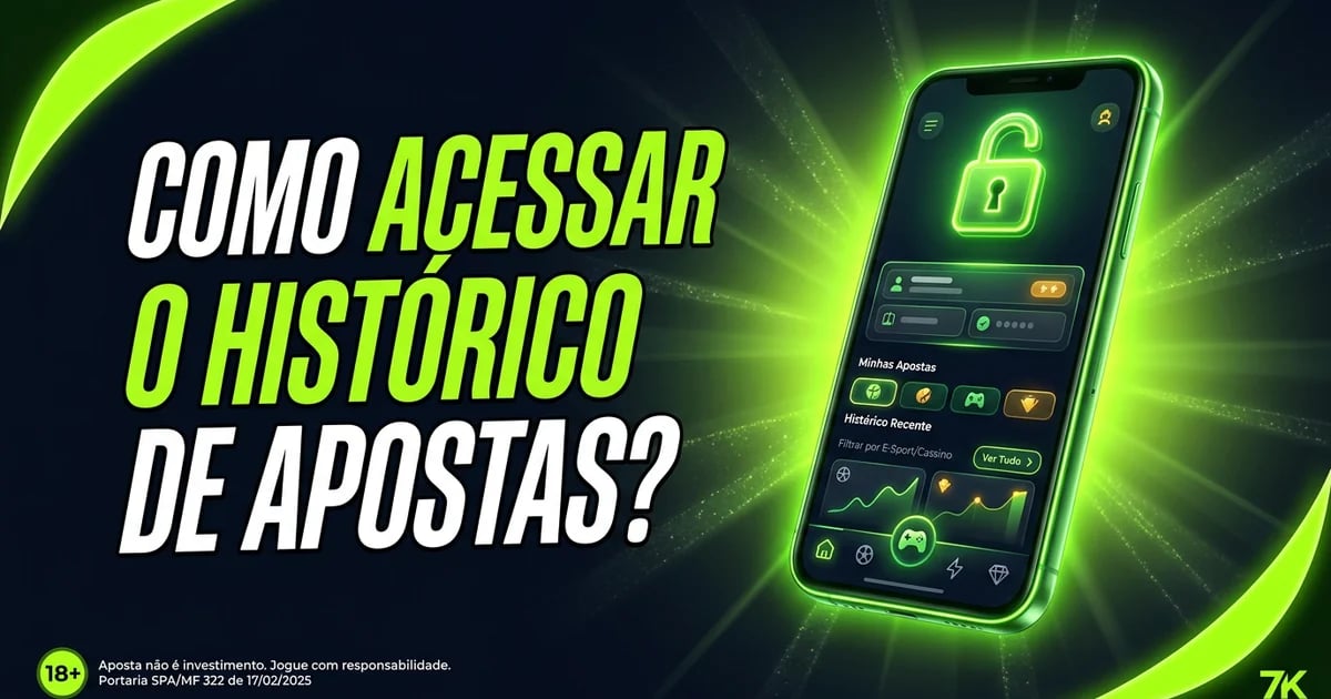 Como acessar o histórico de apostas?