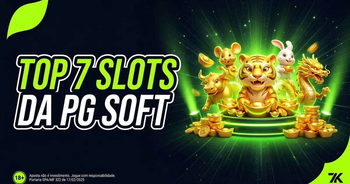 Os 7 Melhores Slots da PG Soft Para Jogar Online em 2026