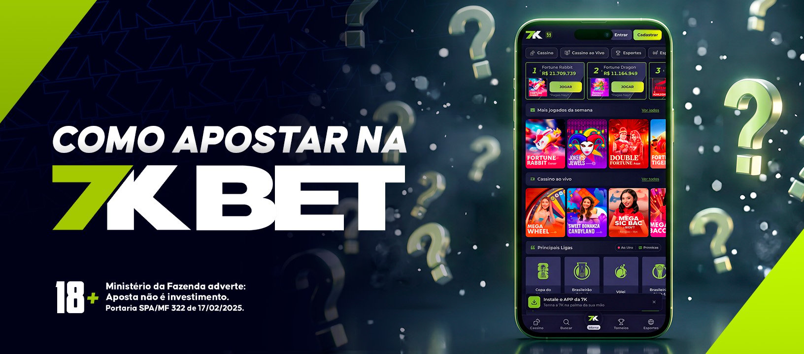 Como fazer seu cadastro na 7K Bet e apostar online?