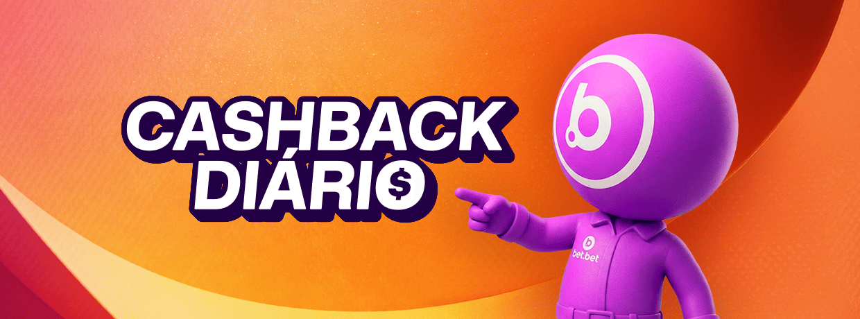 Cashback Diário de slots O Maior!