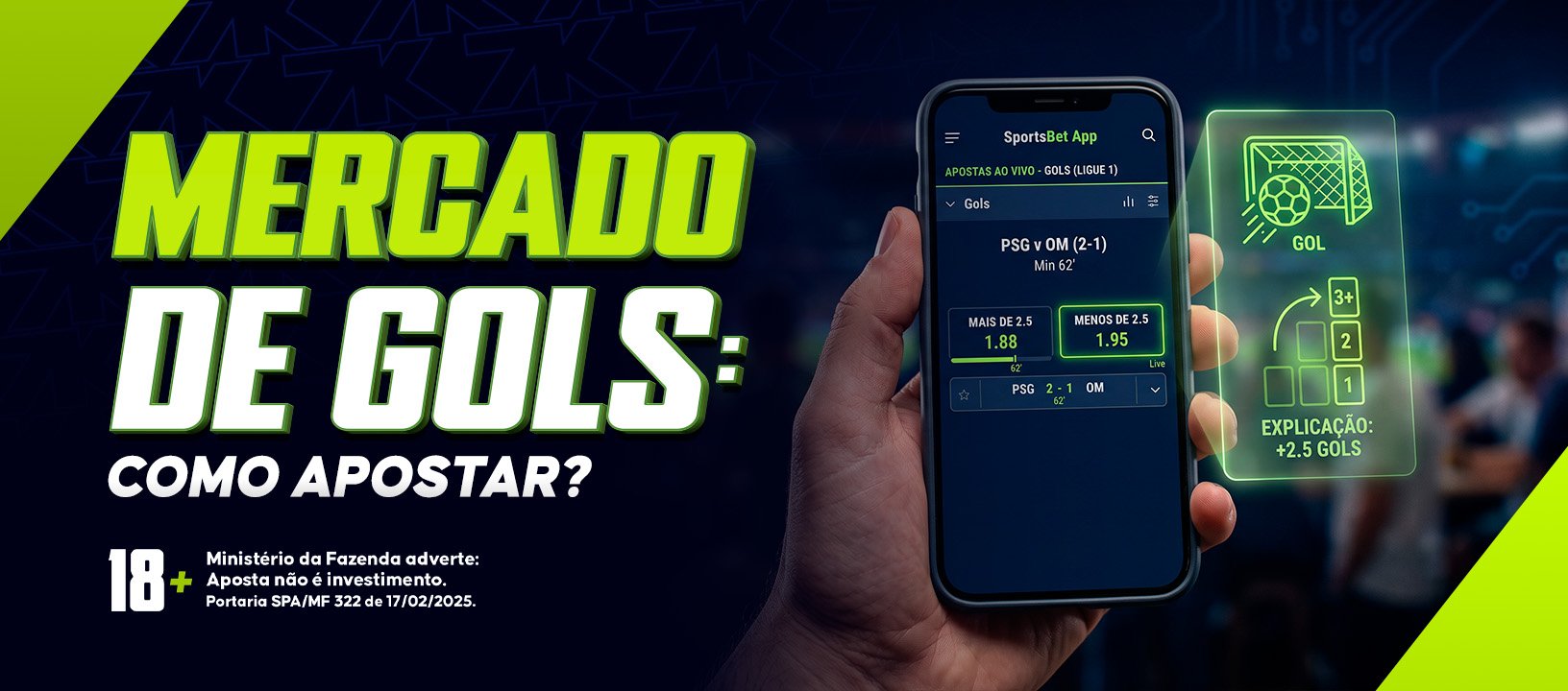Como funciona o mercado de gols na plataforma de apostas esportivas 7K Bet