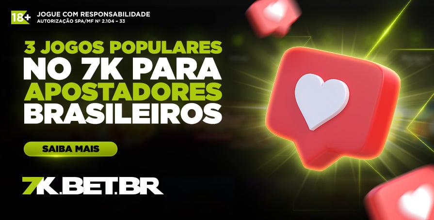 3 jogos populares no 7k para apostadores brasileiros
