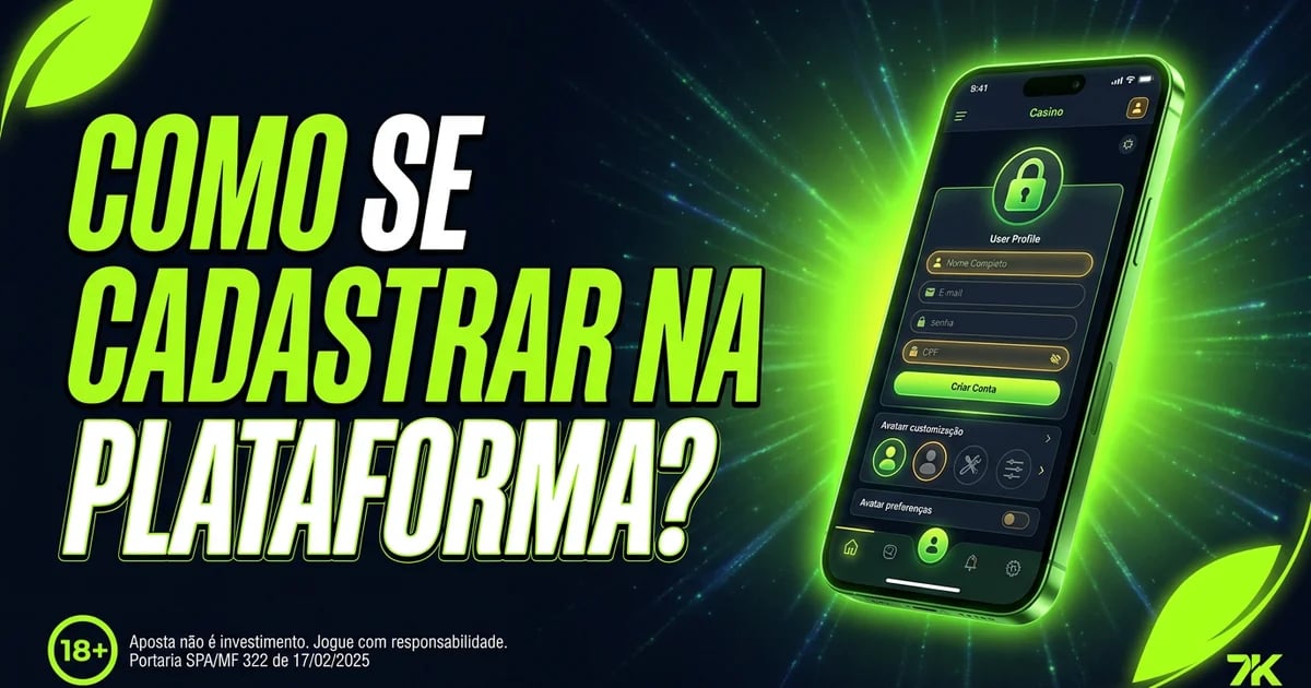 Como se cadastrar na plataforma?