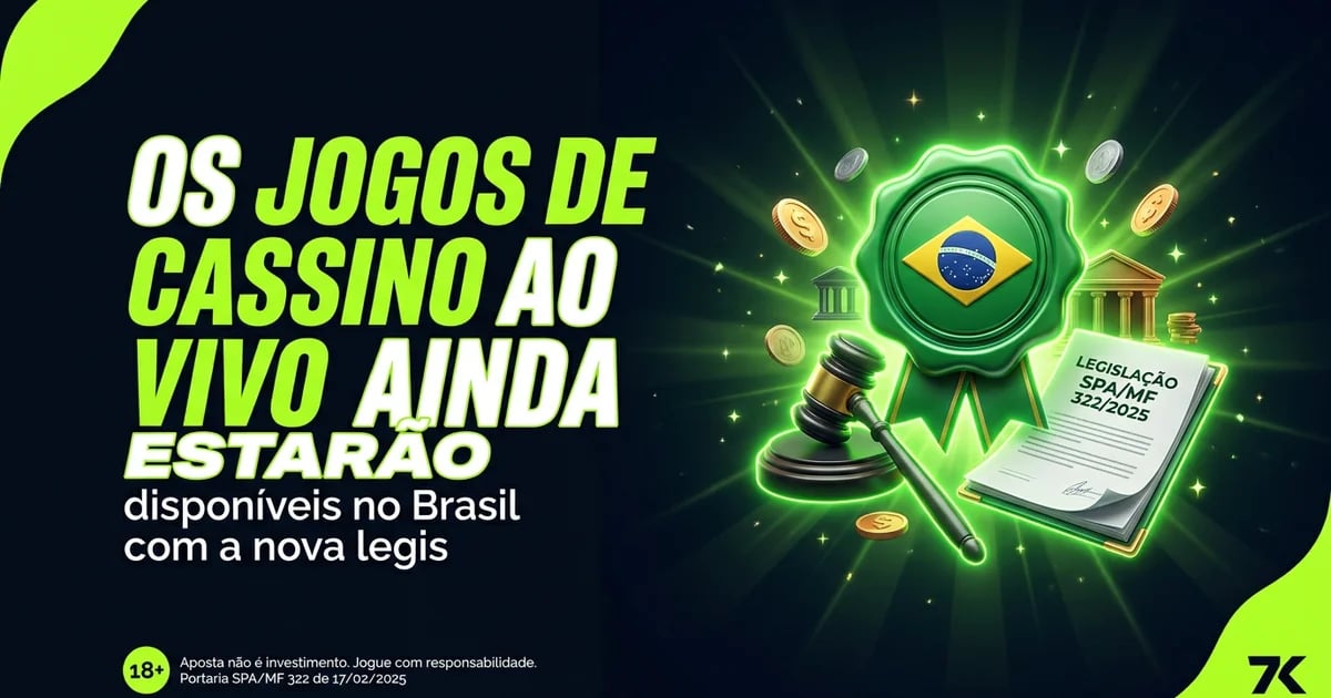 Os jogos de cassino ao vivo ainda estarão disponíveis no Brasil com a nova legislação?