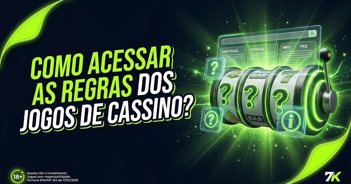 Como acessar as regras dos jogos de cassino?