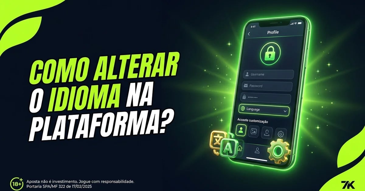 Como alterar o Idioma na plataforma?