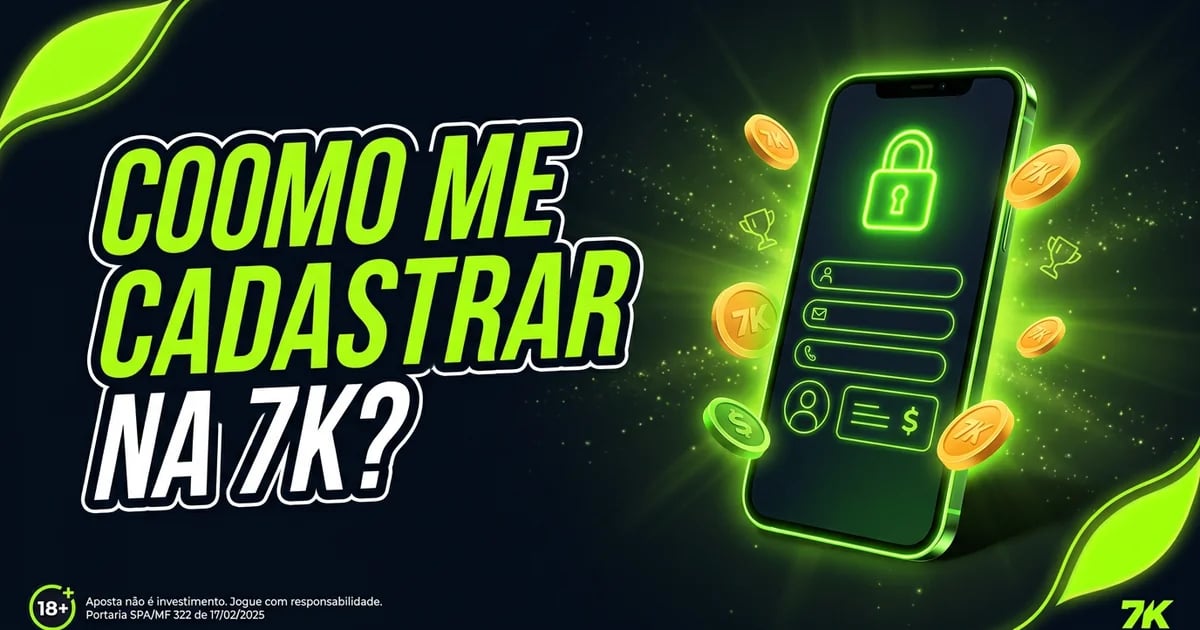 Como me cadastrar na 7K?