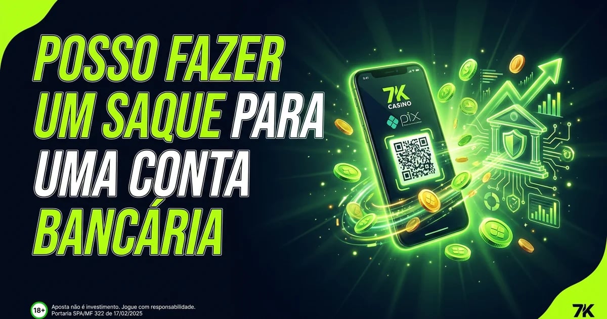 Posso fazer um saque para uma conta bancária que não seja a minha?