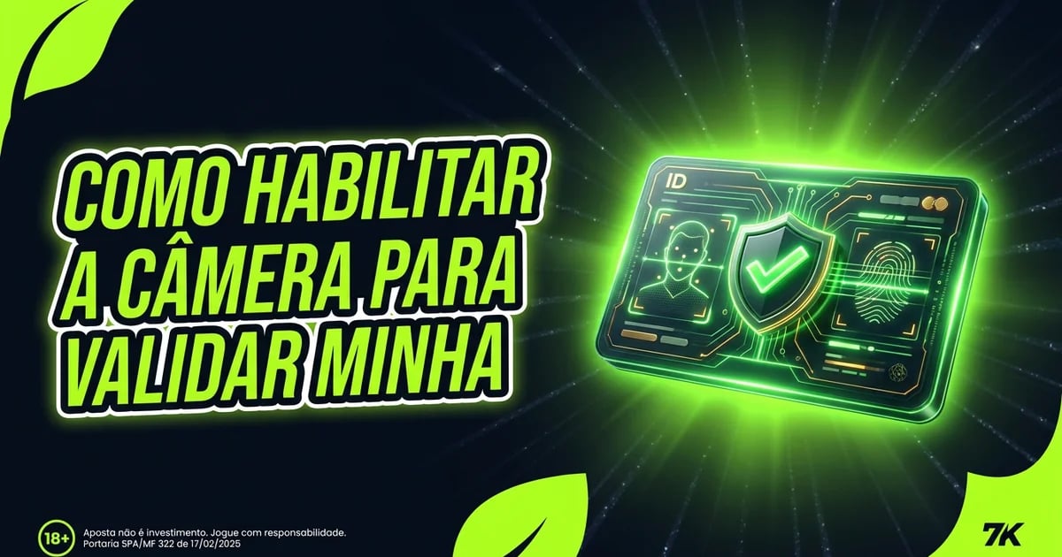 Como habilitar a câmera para validar minha identidade?