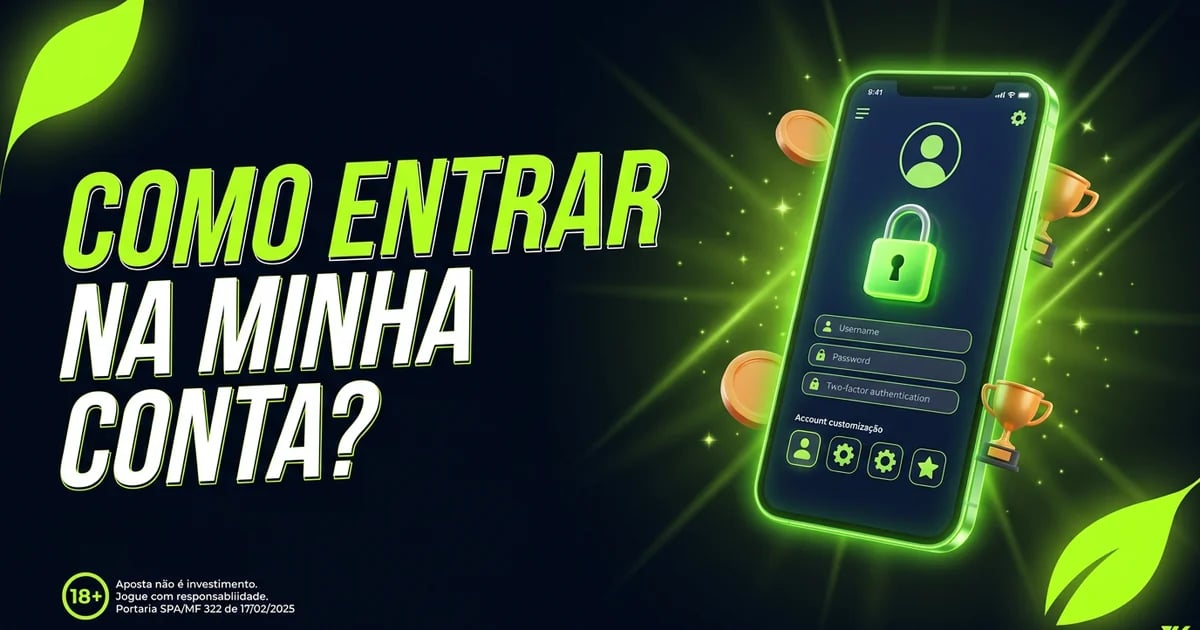 Como entrar na minha conta?