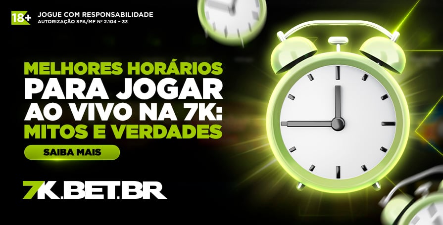 Melhores horários para jogar ao vivo na 7K: mitos e verdades