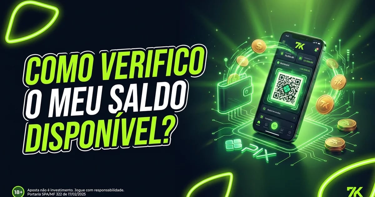 Como verifico o meu saldo disponível?