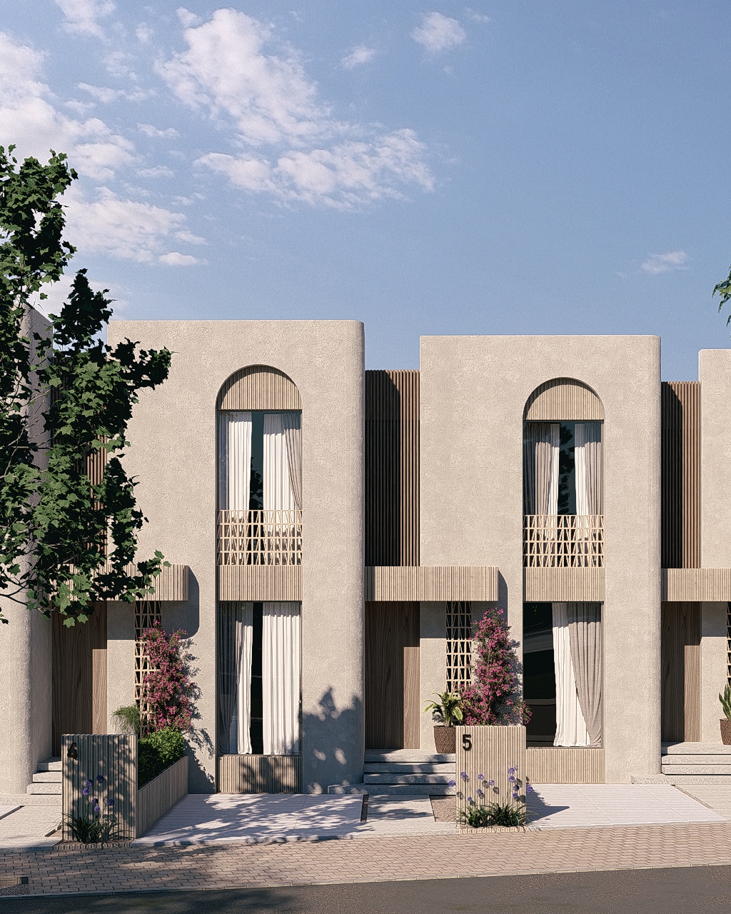 Semi-detached houses and apartments in the heart of Javea